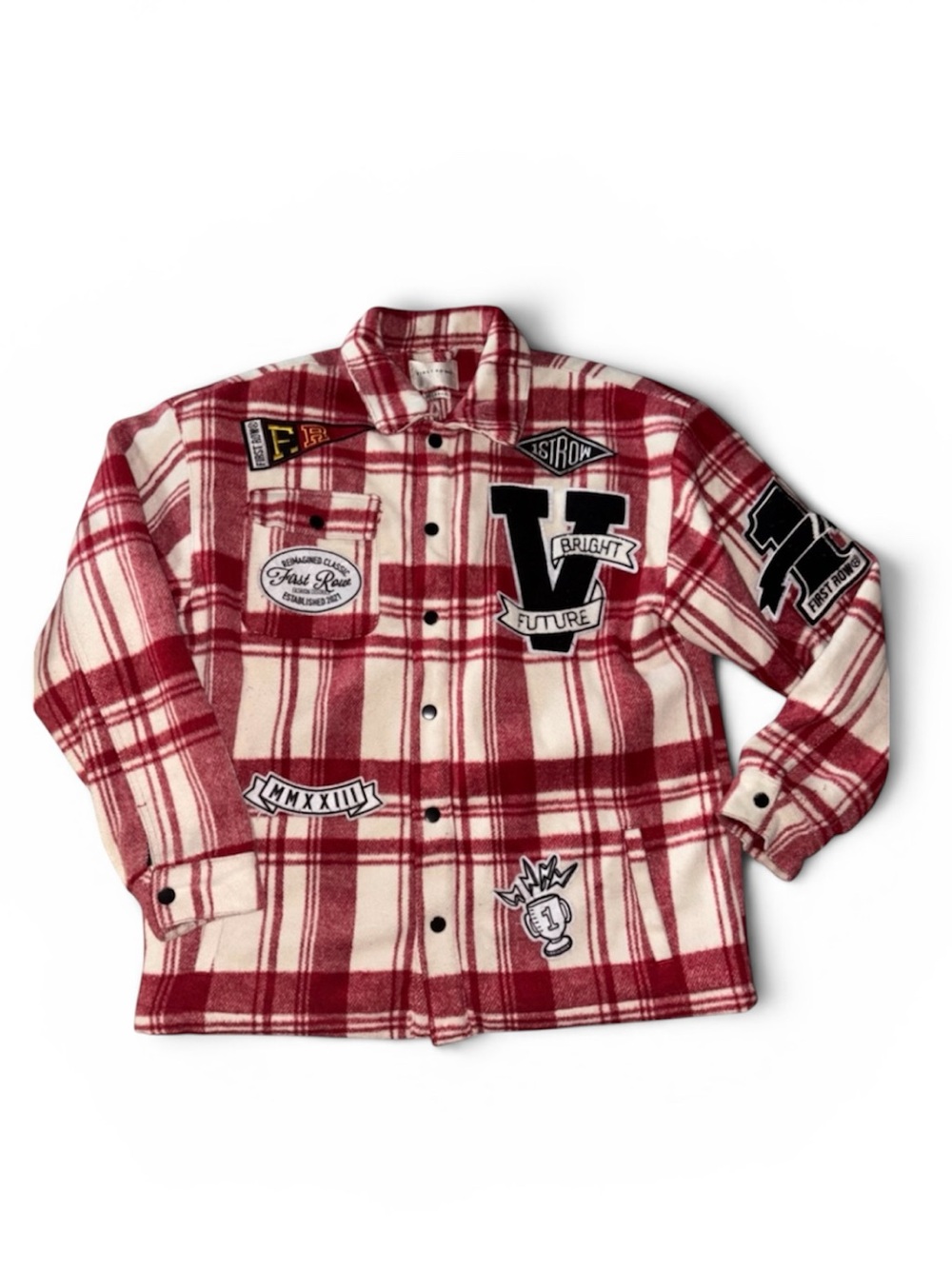 MENS FIRST ROW PLAID
WOVEN THE BEST NEVER REST
JACKET